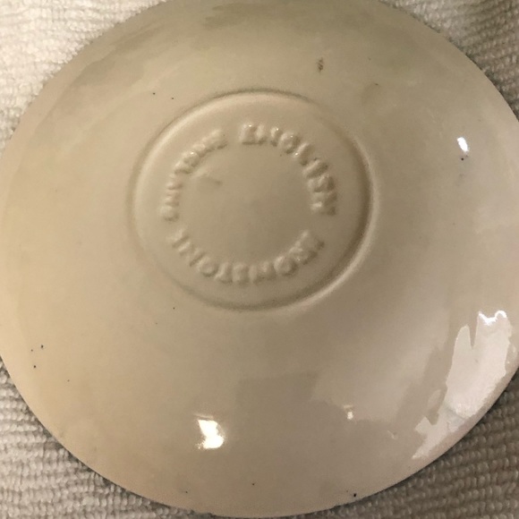 Vtg EIT England English Ironstone Tableware Blue Willow 3 pieces - Picture 7 of 10